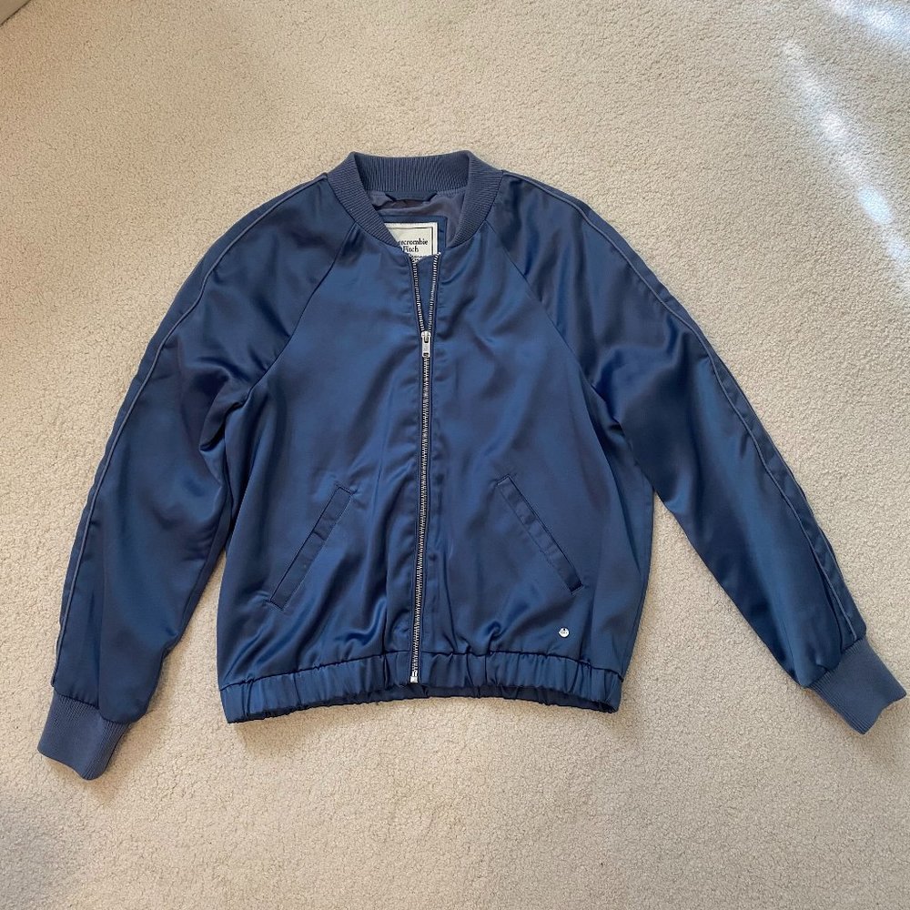 Abercrombie & Fitch Satin Bomber Jacket